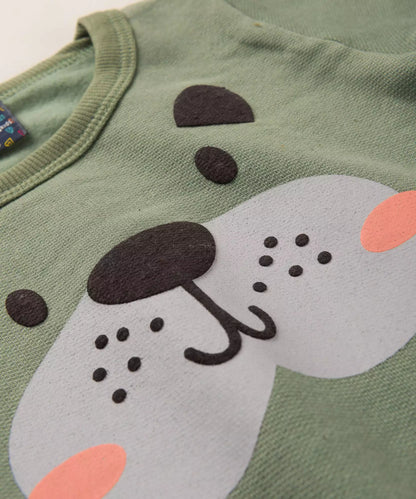 Conjunto de Frio para Bebê Menino Cachorrinho Verde