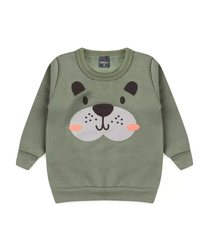 Conjunto de Frio para Bebê Menino Cachorrinho Verde