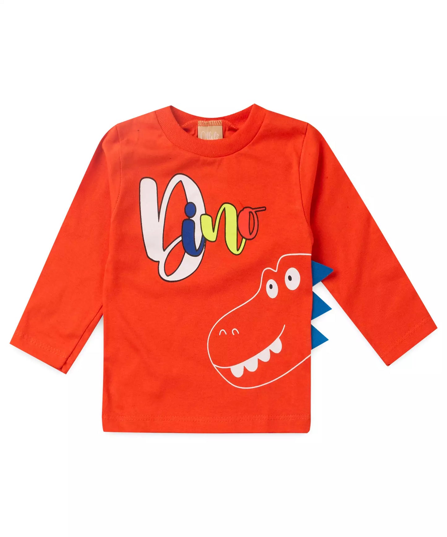Conjunto de Frio para Bebê Menino Dinossauro Laranja