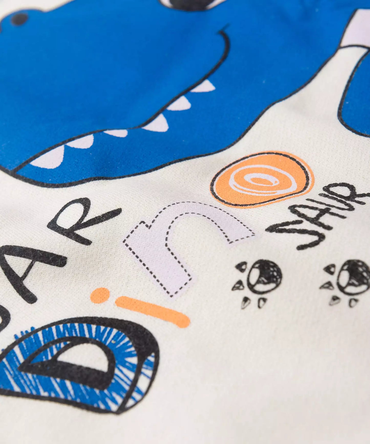 Conjunto de Frio para Bebê Menino Dinossauro Marfim