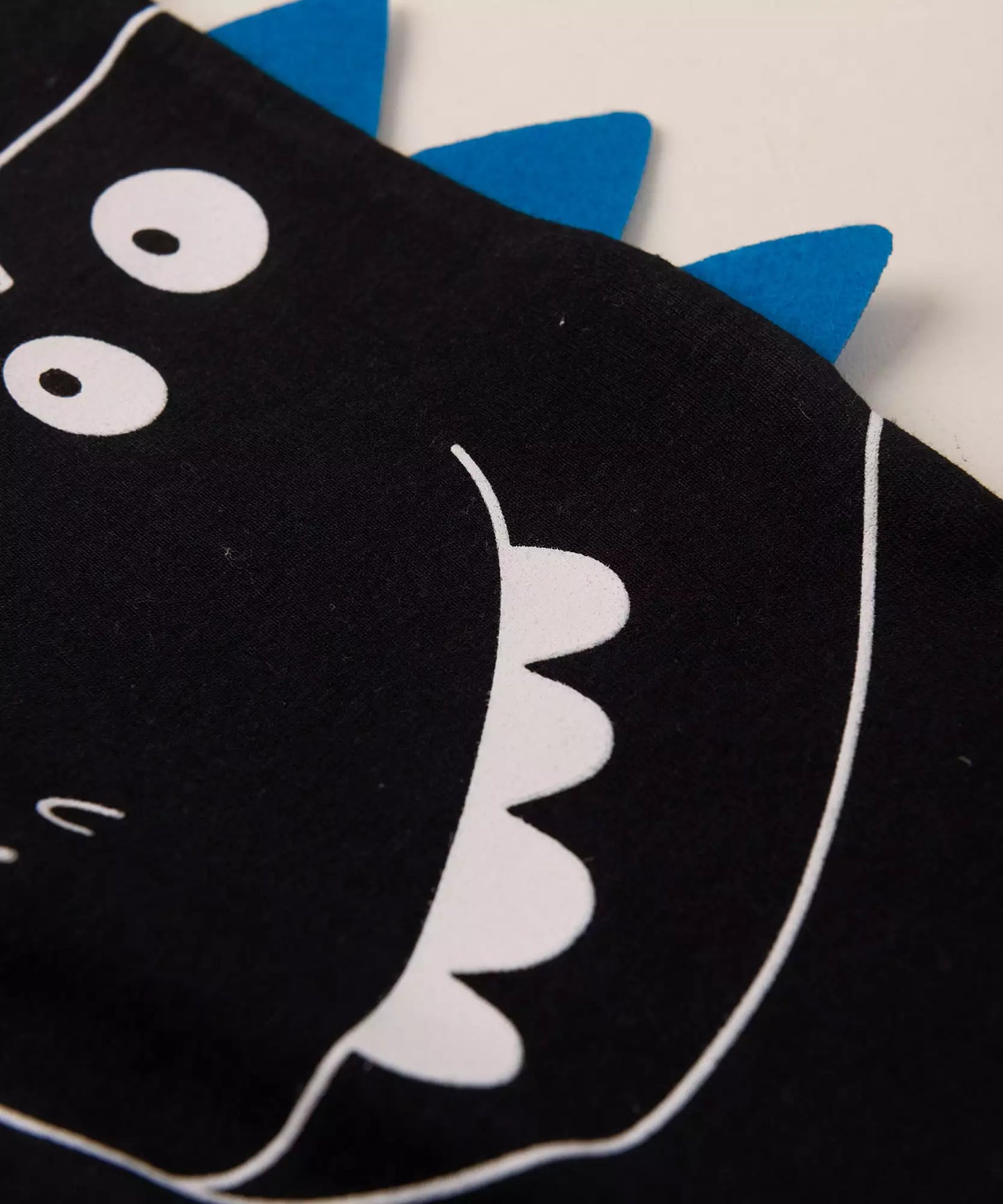 Conjunto de Frio para Bebê Menino Dinossauro Preto