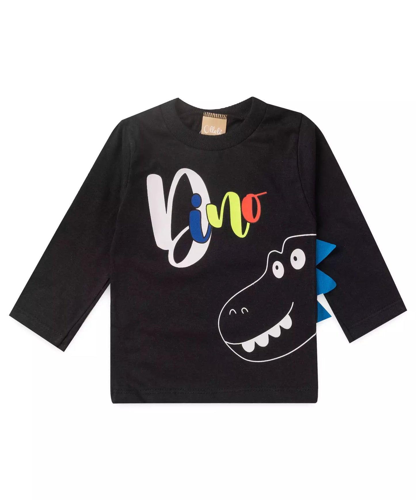 Conjunto de Frio para Bebê Menino Dinossauro Preto