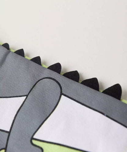 Conjunto de Frio para Bebê Menino Dinossauro Verde