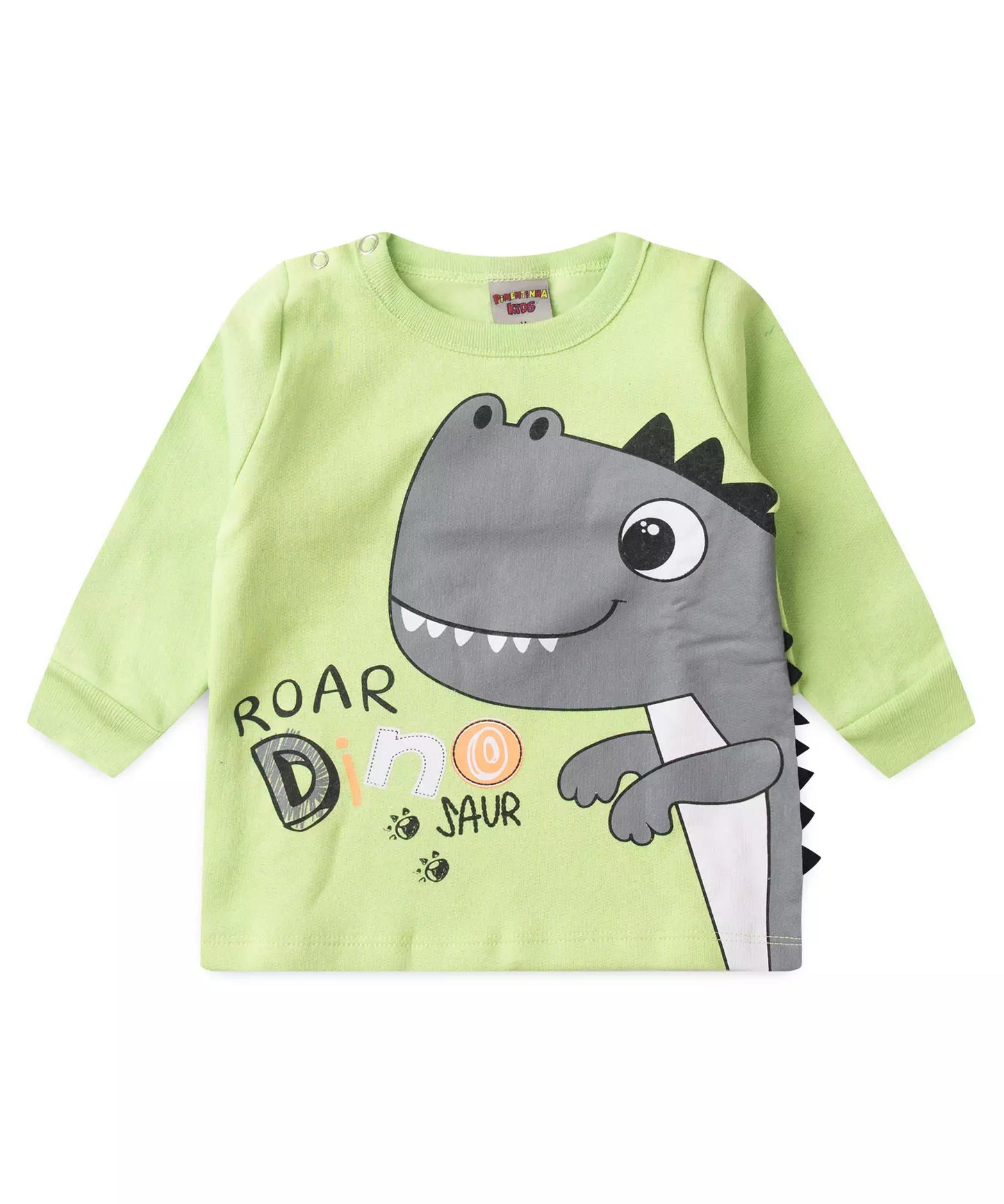 Conjunto de Frio para Bebê Menino Dinossauro Verde