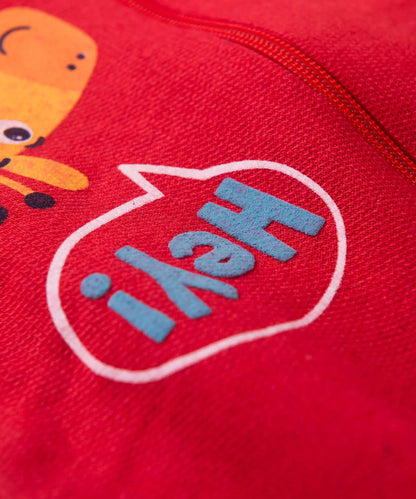 Conjunto de Frio para Bebê Menino Girafinha Vermelho