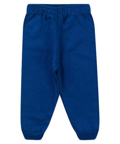 Conjunto de Frio para Bebê Menino Leãozinho Azul