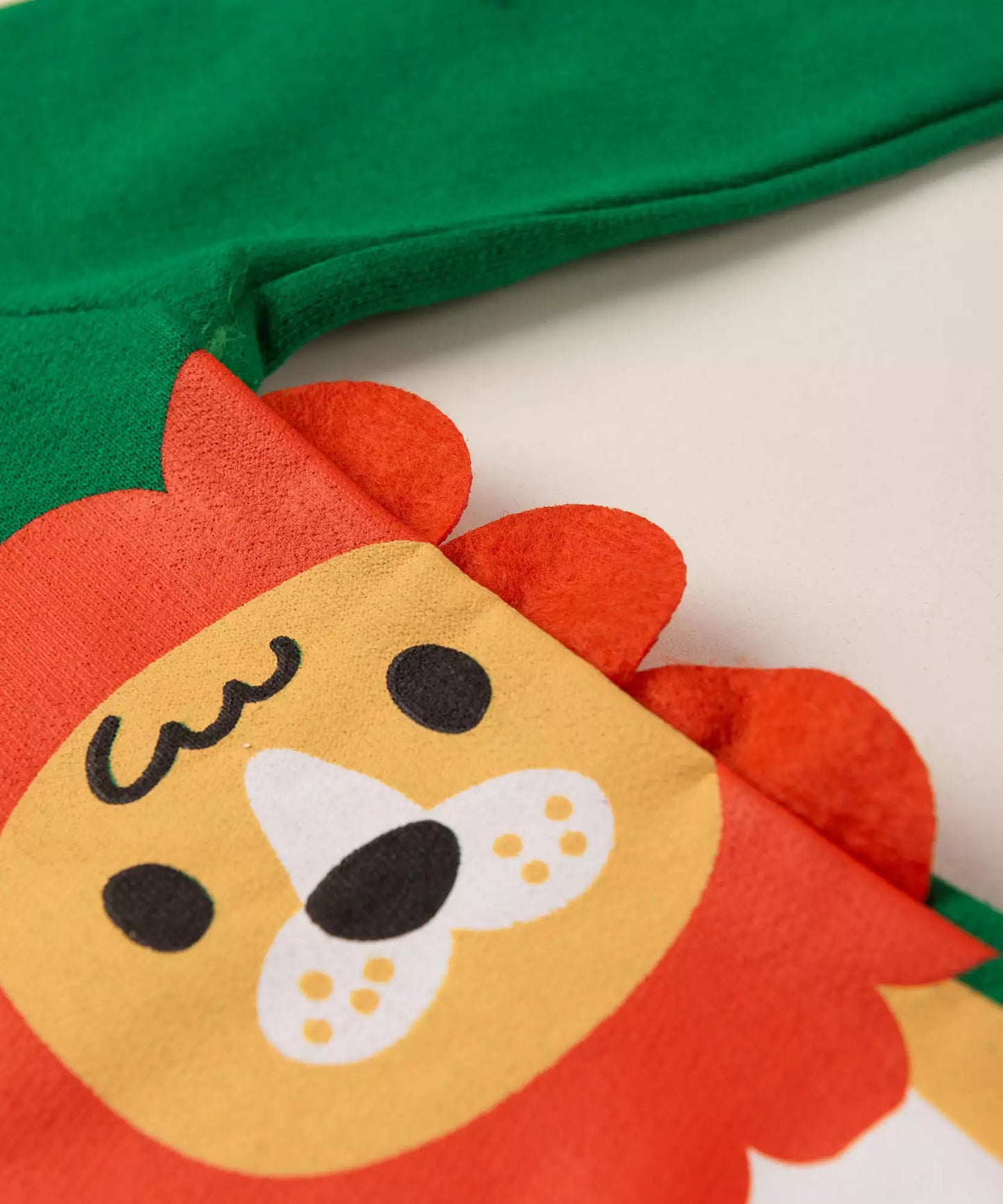 Conjunto de Frio para Bebê Menino Leãozinho Verde