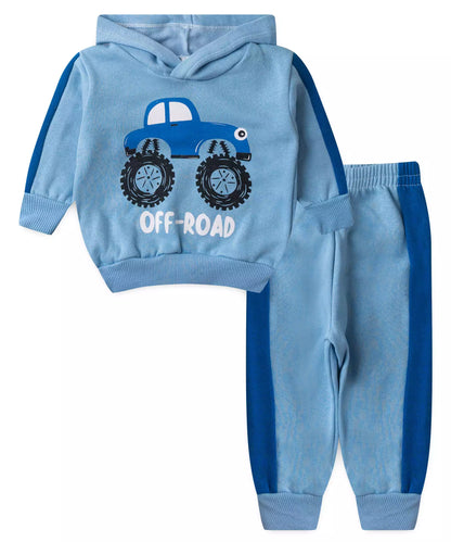 Conjunto de Frio para Bebê Menino Off Road Azul