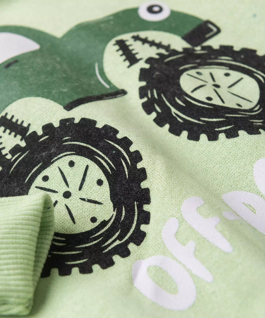 Conjunto de Frio para Bebê Menino Off Road Verde