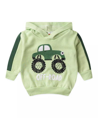 Conjunto de Frio para Bebê Menino Off Road Verde