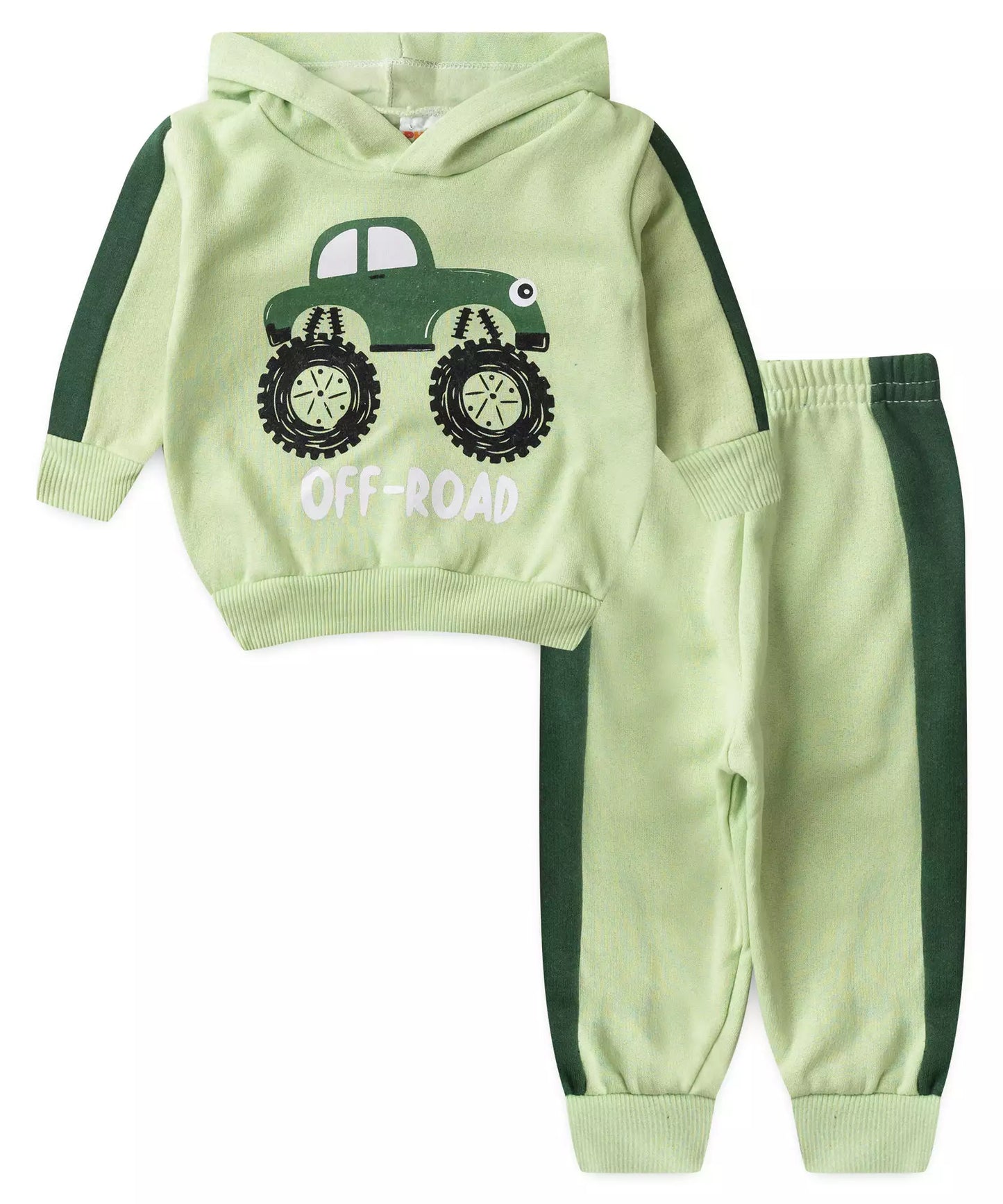Conjunto de Frio para Bebê Menino Off Road Verde