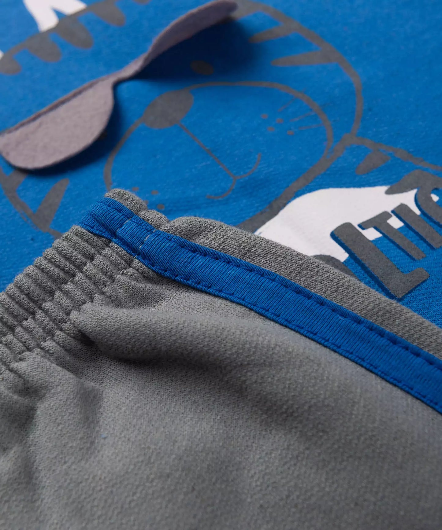 Conjunto de Frio para Bebê Menino Tigre Azul