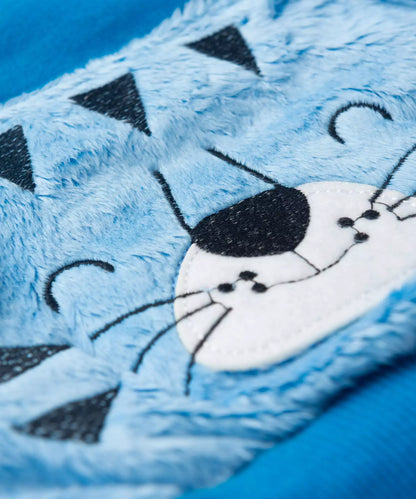 Conjunto de Frio para Bebê Menino Tigre Fofo Azul