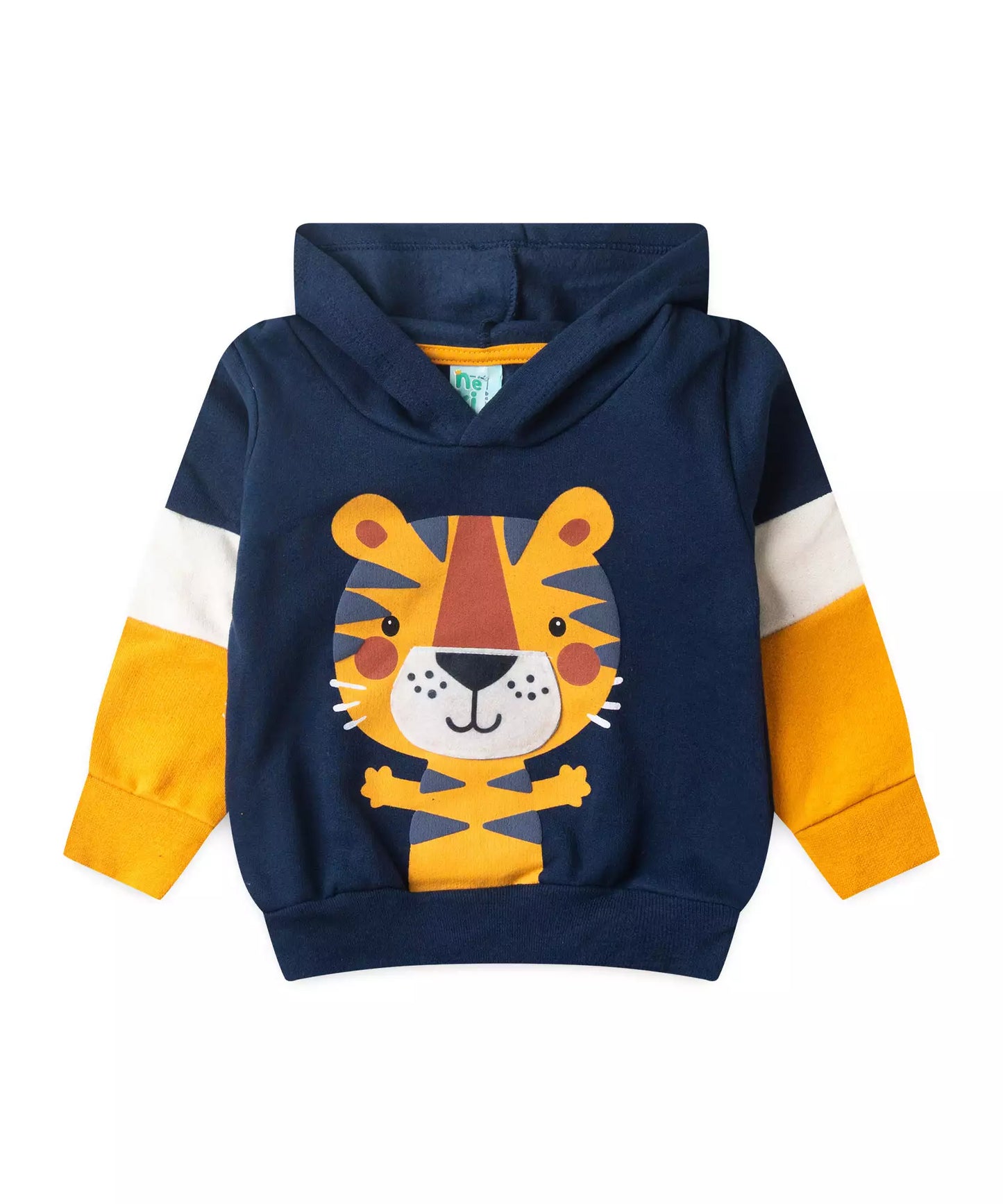 Conjunto de Frio para Bebê Menino Tigre no Marinho