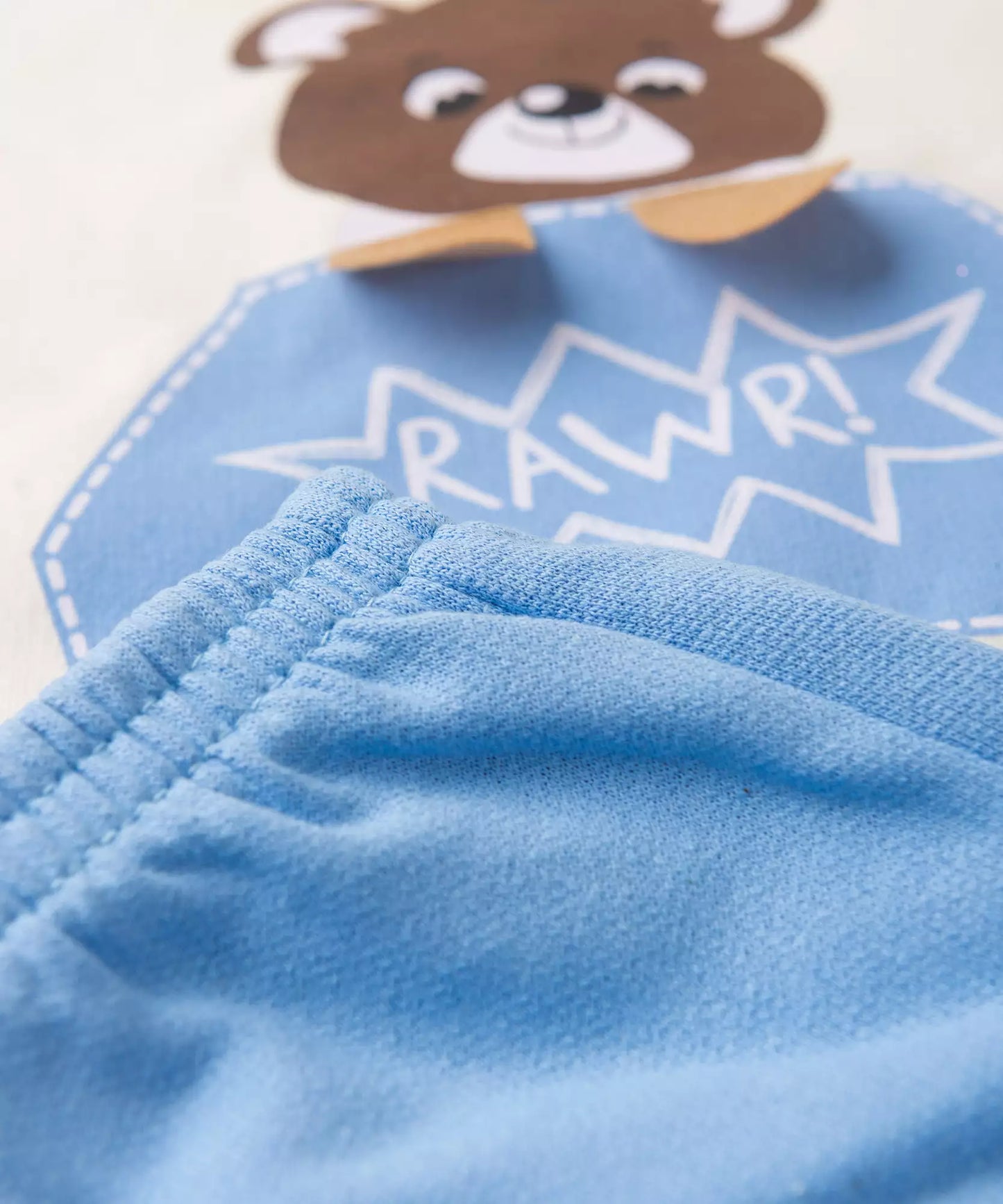 Conjunto de Frio para Bebê Menino Ursinho Marfim