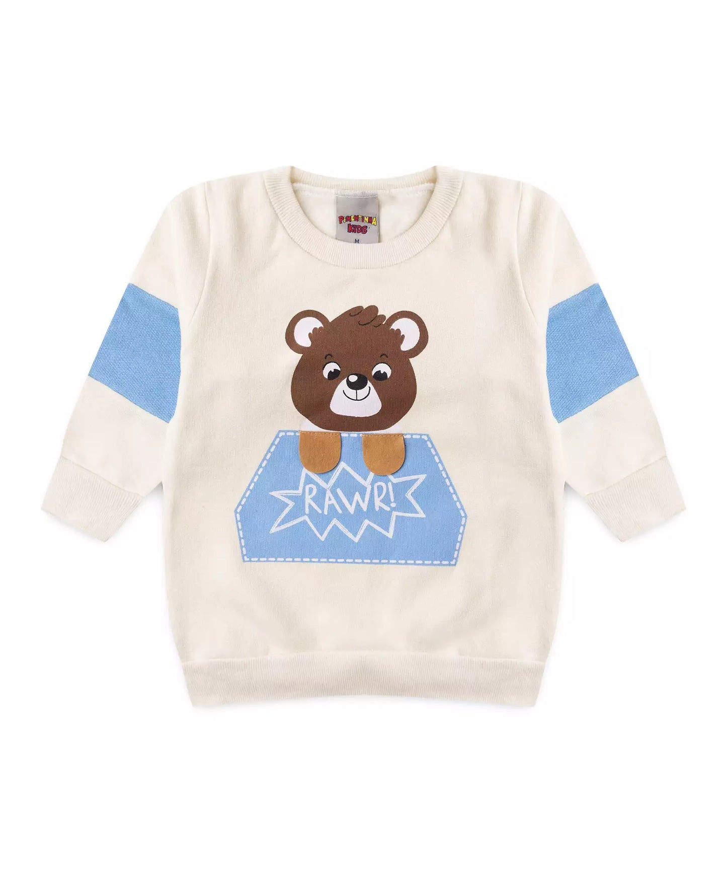 Conjunto de Frio para Bebê Menino Ursinho Marfim
