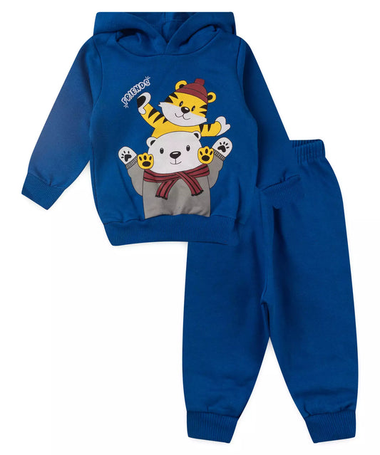 Conjunto de Frio para Bebê Menino Ursinho Marinho