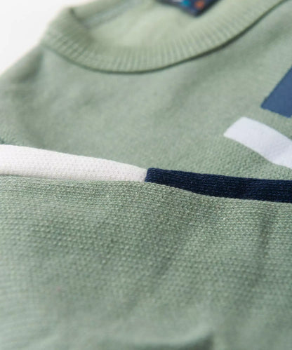 Conjunto de Frio para Bebê Menino Ursinho Verde