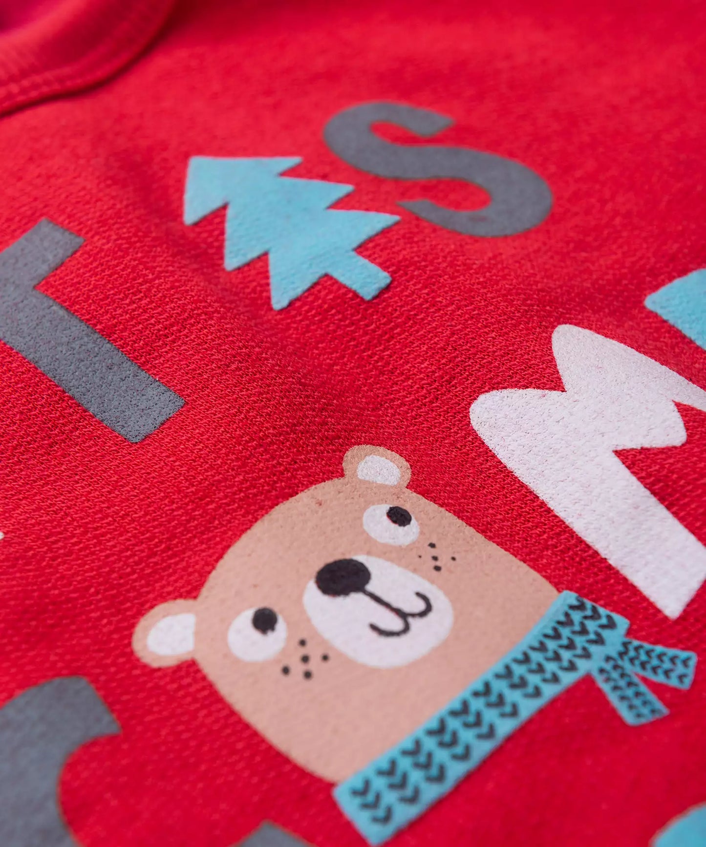 Conjunto de Frio para Bebê Menino Ursinho Vermelho