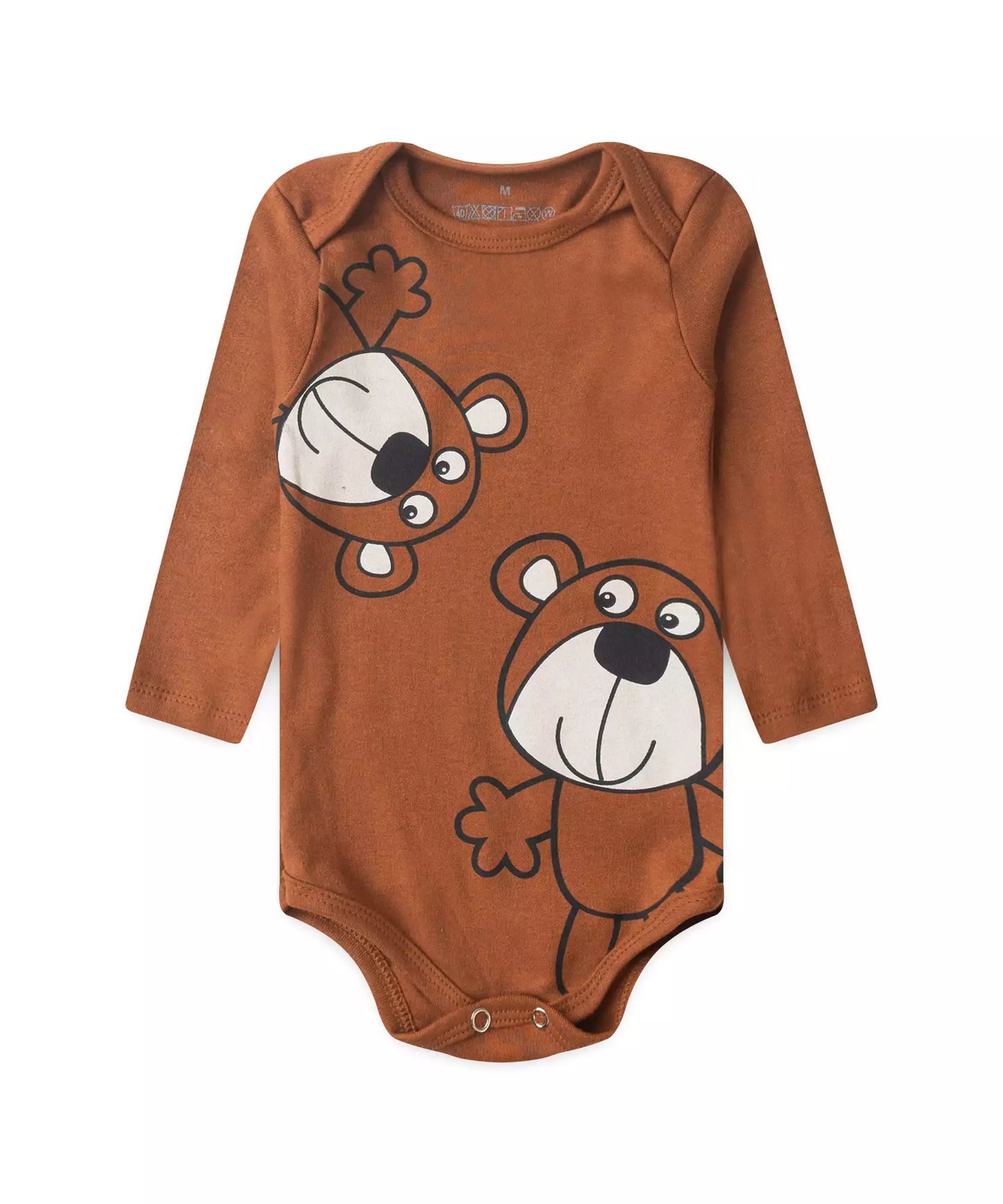 Conjunto de Frio para Bebê Menino Ursinhos Marrom