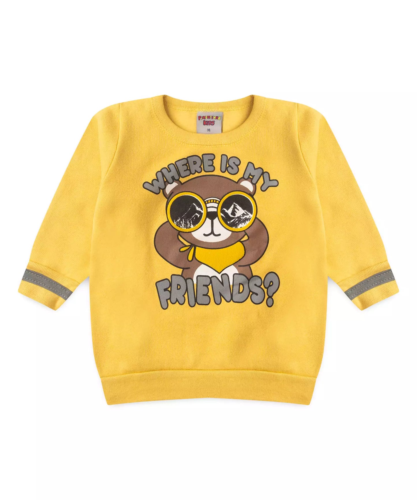 Conjunto de Frio para Bebê Menino Urso Aventureiro Marrom