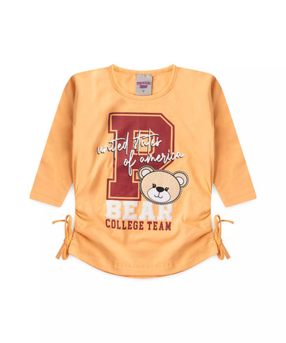 Conjunto de Frio para Menina Bear Bege