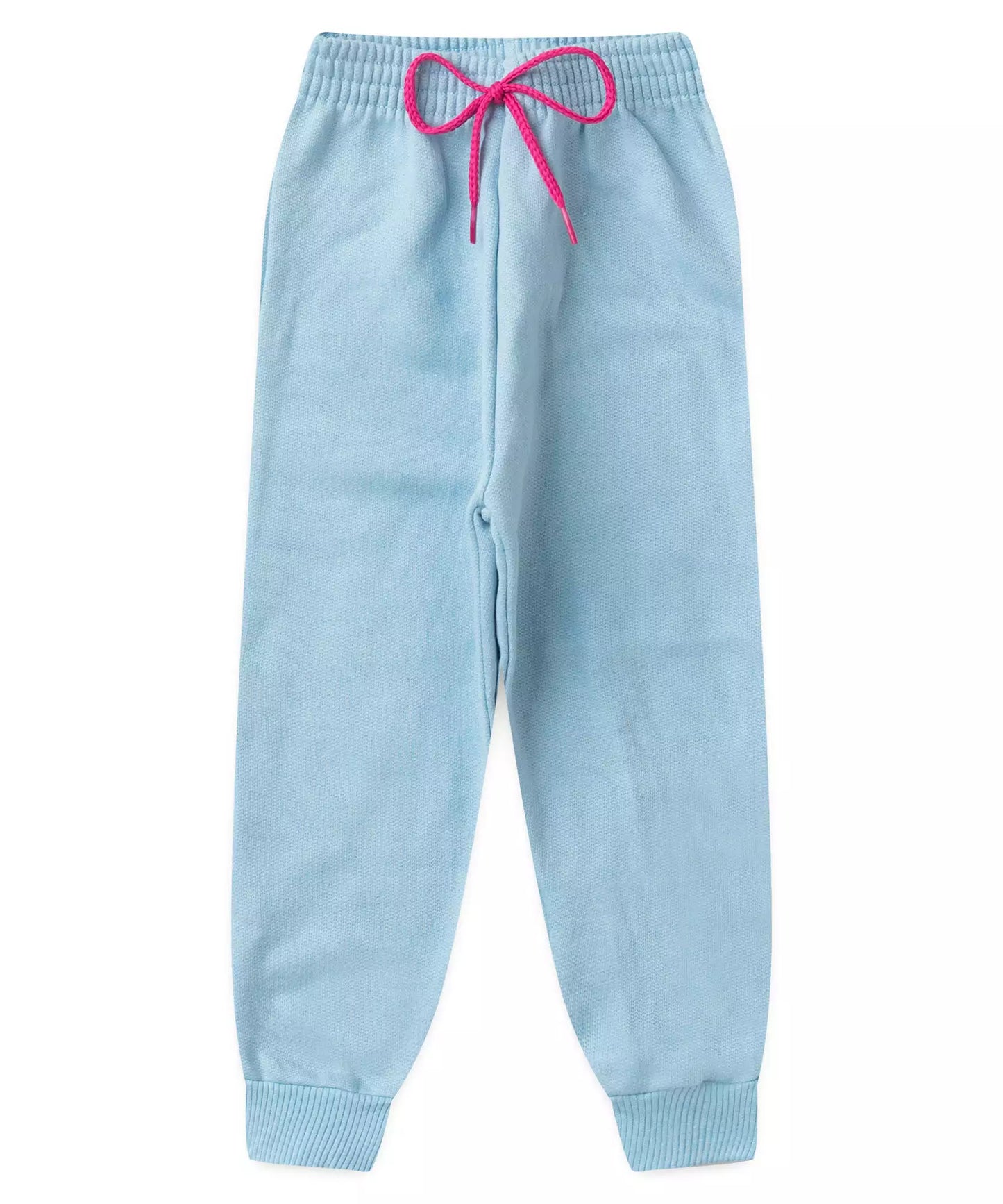 Conjunto de Frio para Menina Estampado com Capuz Azul