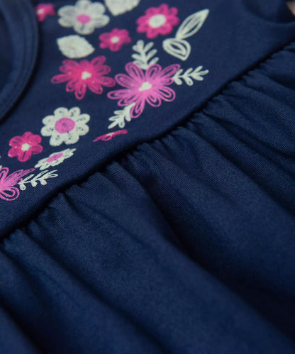 Conjunto de Frio para Menina Florzinha Marinho