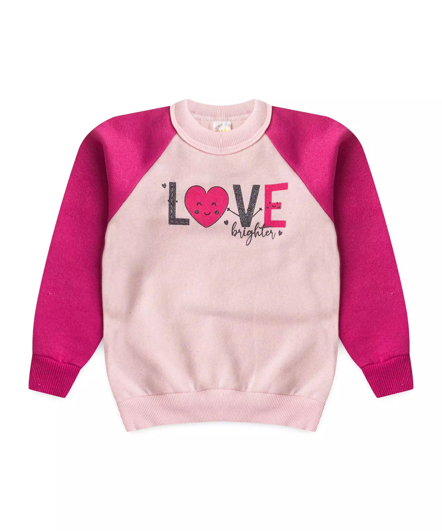 Conjunto de Frio para Menina Love Rosa
