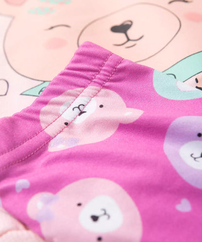 Conjunto de Frio para Menina Ursinho Carinhoso Rosa