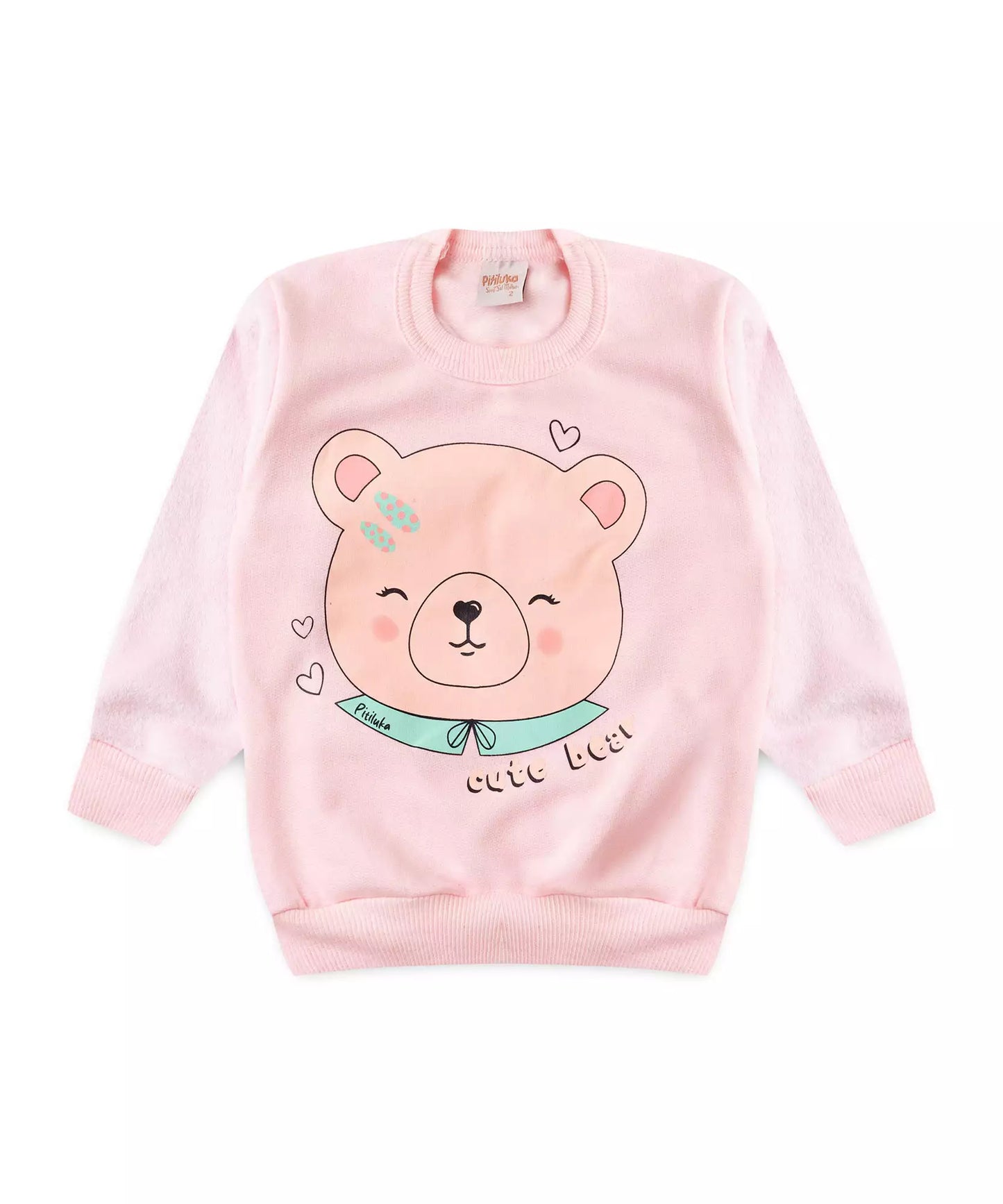 Conjunto de Frio para Menina Ursinho Carinhoso Rosa