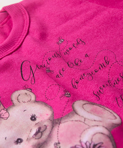 Conjunto de Frio para Menina Ursinho Fofo Pink