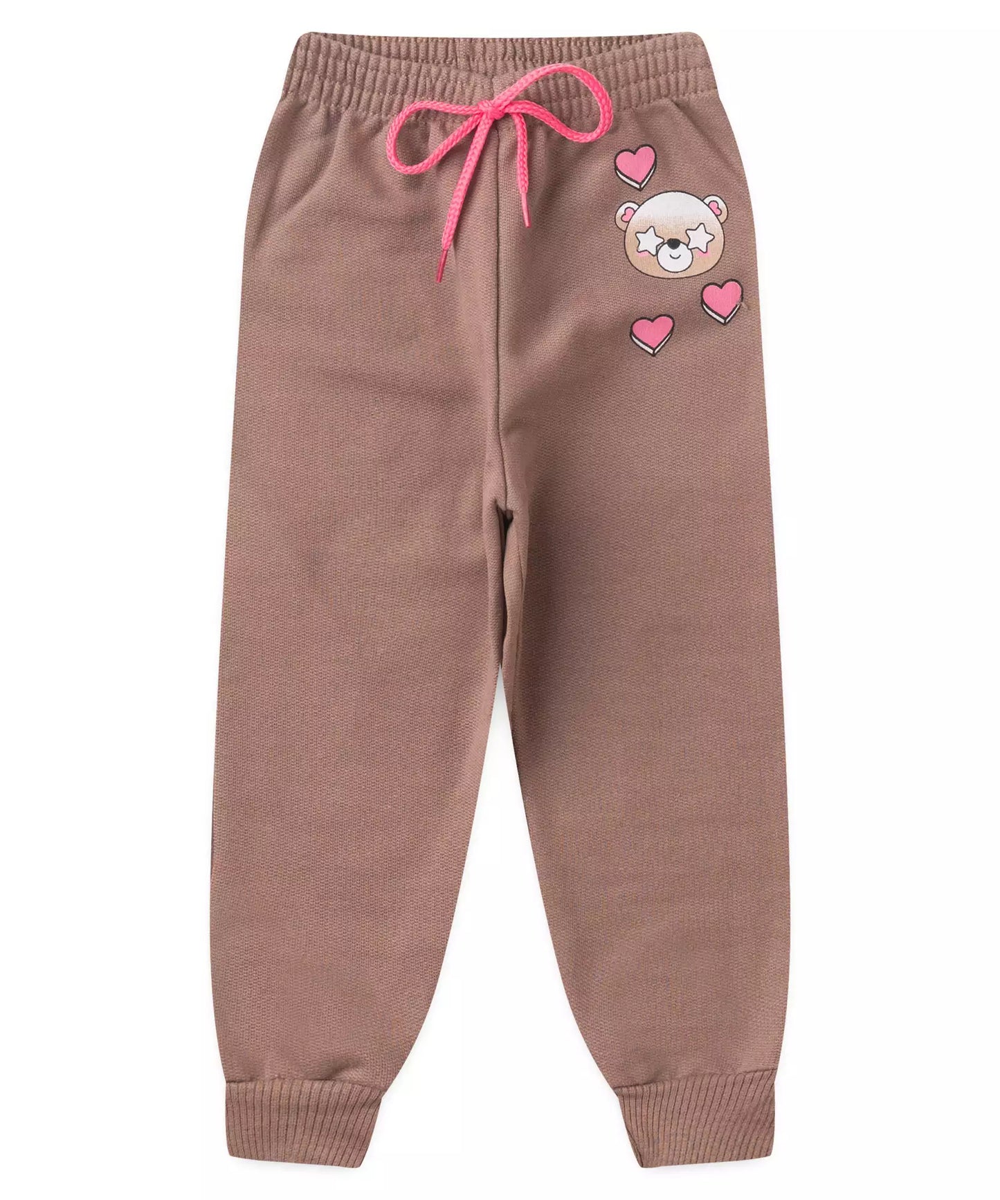 Conjunto de Frio para Menina Urso Bege