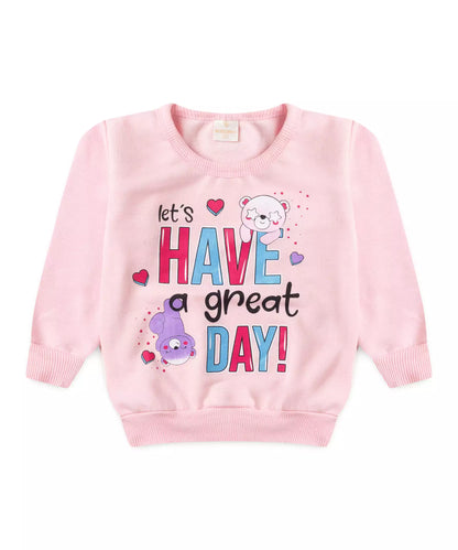 Conjunto de Frio para Menina Urso Rosa