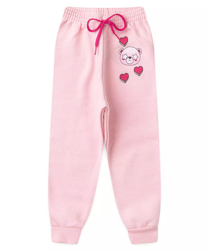Conjunto de Frio para Menina Urso Rosa