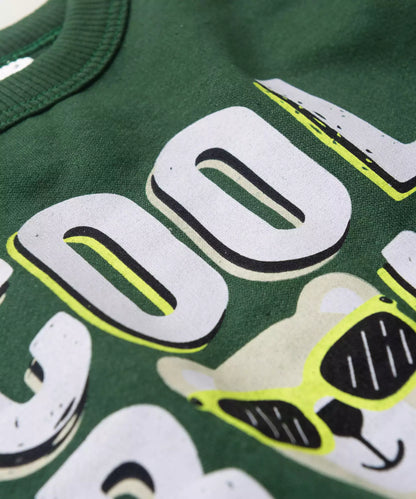 Conjunto de Frio para Menino Cool Bear Verde
