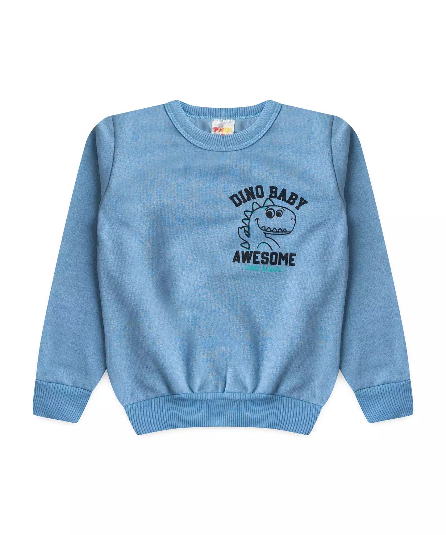 Conjunto de Frio para Menino Dino Baby Azul