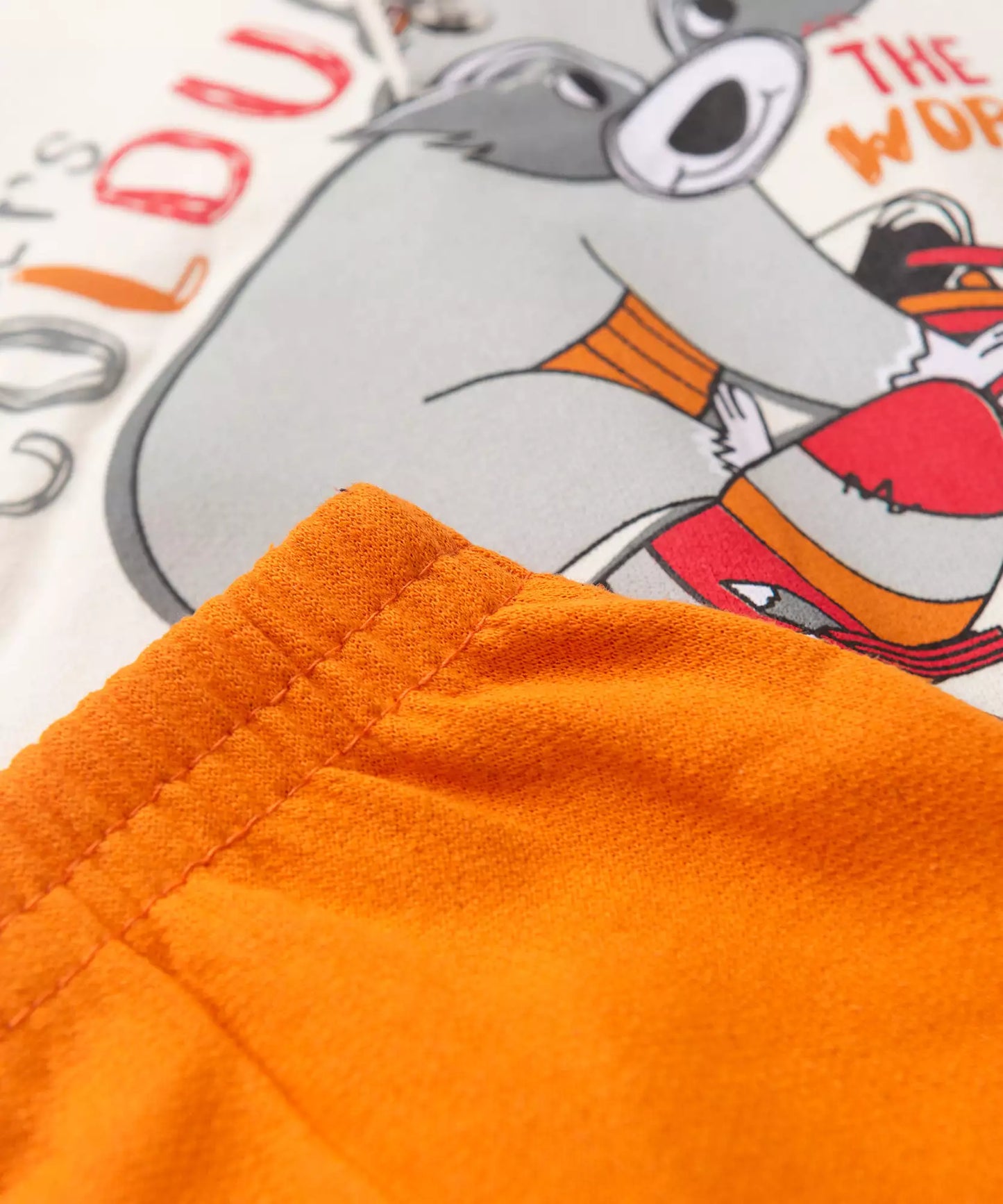Conjunto de Frio para Menino Guaxinim Marfim