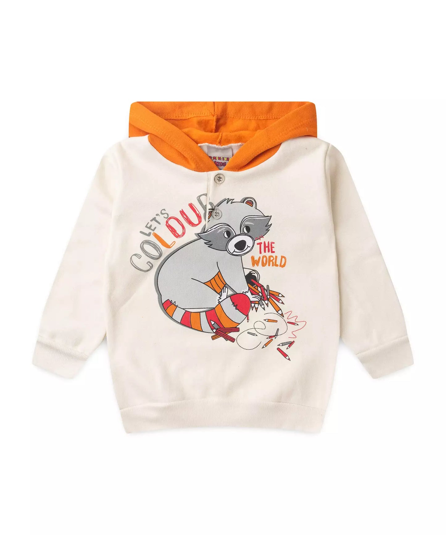 Conjunto de Frio para Menino Guaxinim Marfim