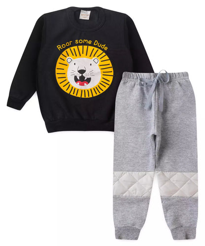 Conjunto de Frio para Menino Lion Preto
