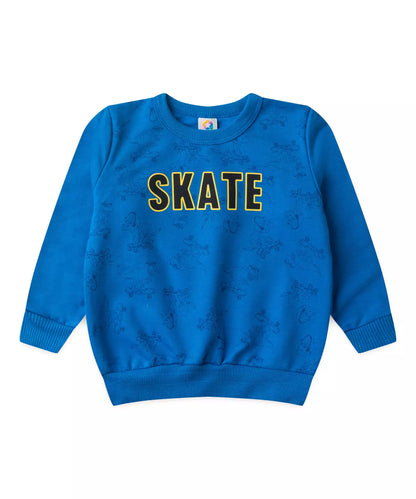 Conjunto de Frio para Menino Skate Azul