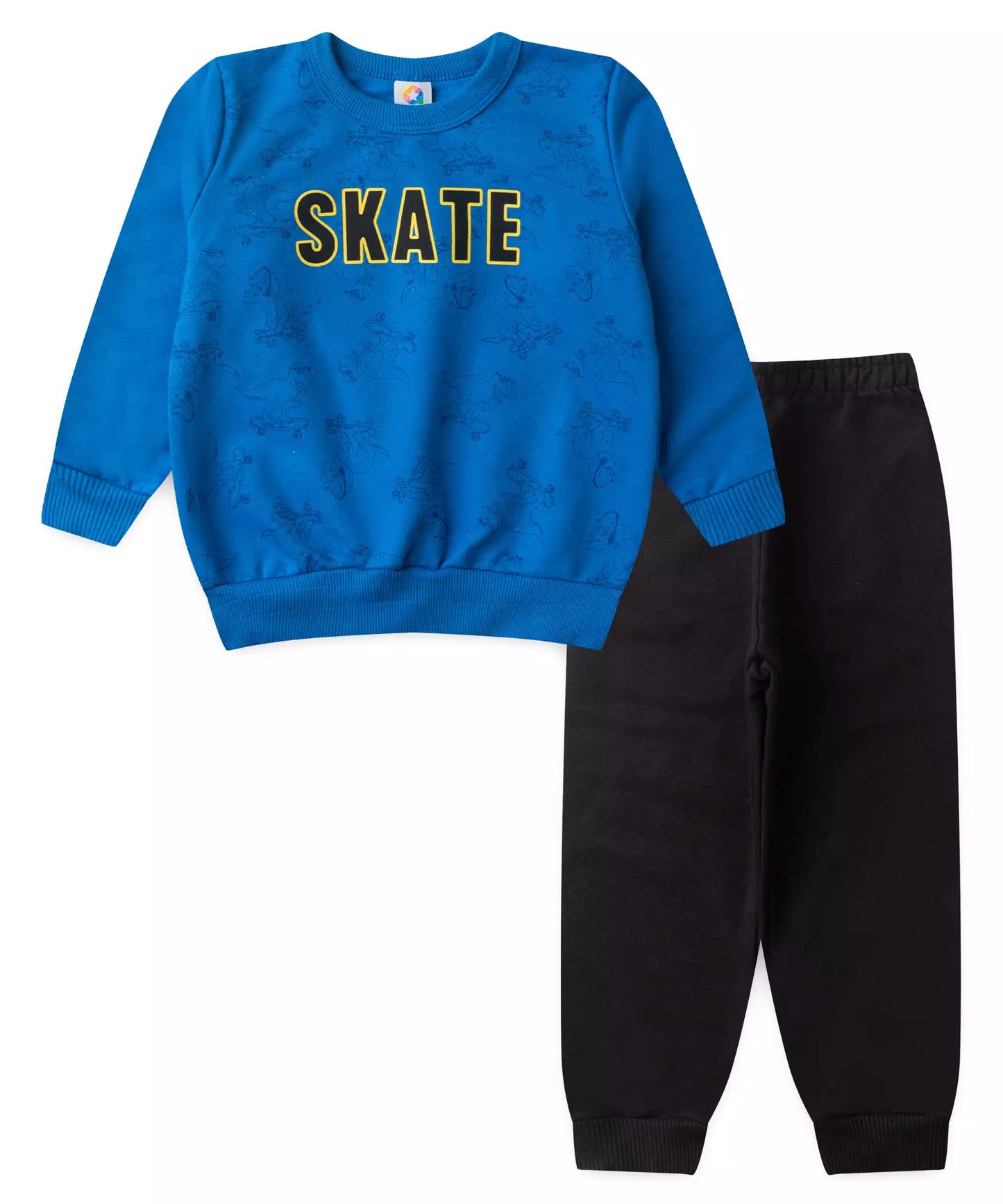 Conjunto de Frio para Menino Skate Azul