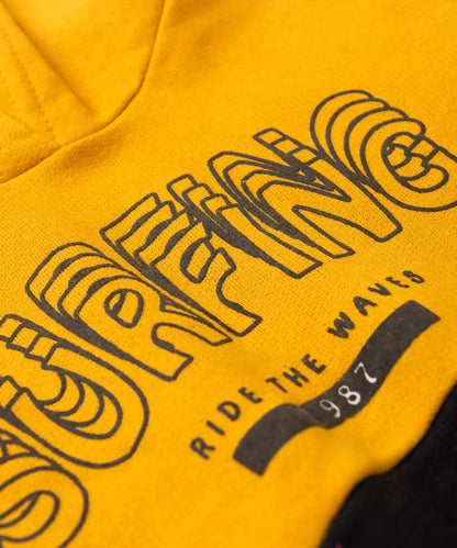 Conjunto de Frio para Menino Surfing Amarelo
