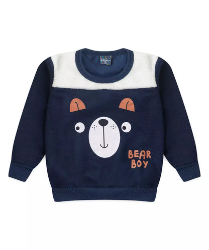 Conjunto de Frio para Menino Ursinho Marinho