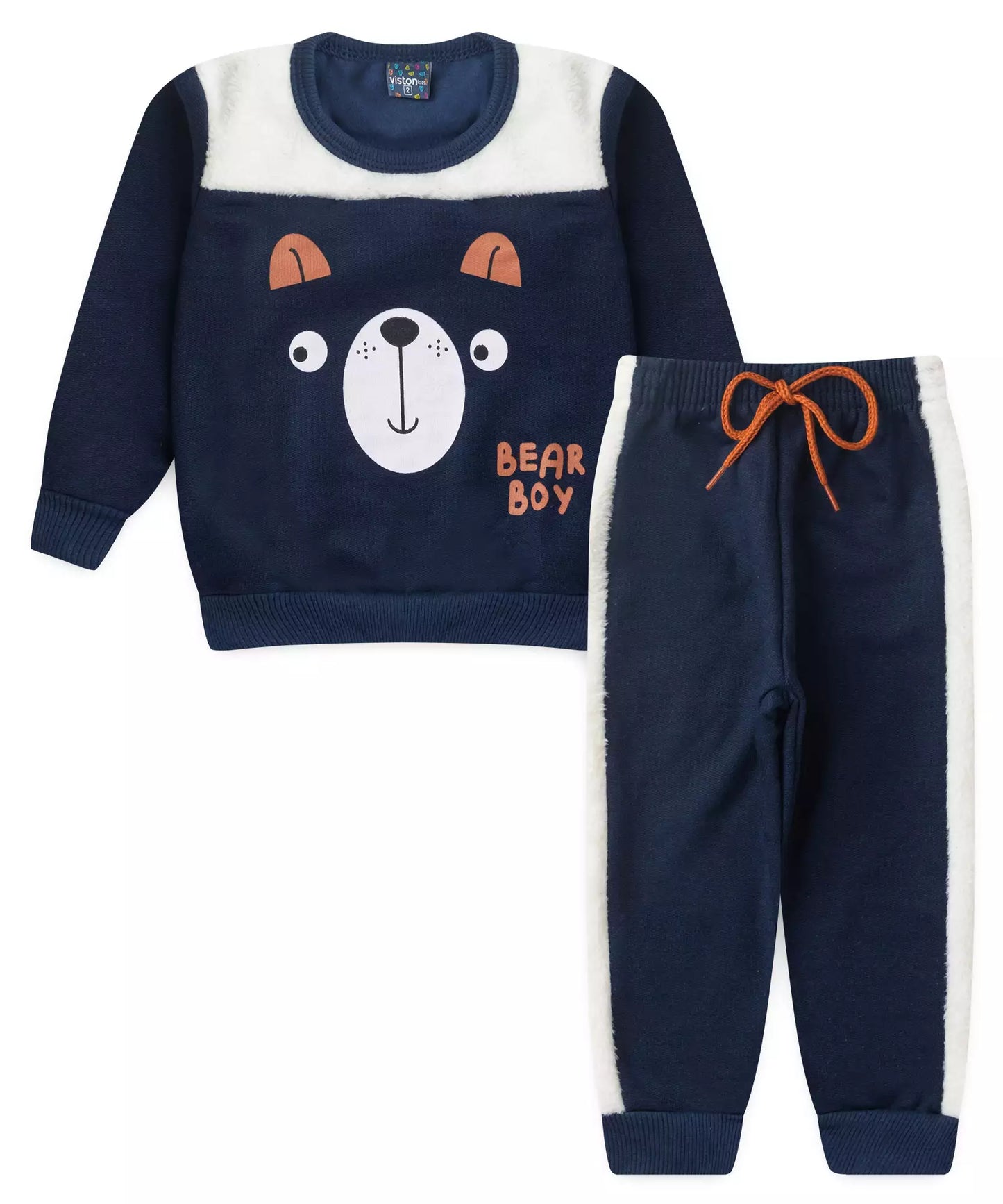 Conjunto de Frio para Menino Ursinho Marinho