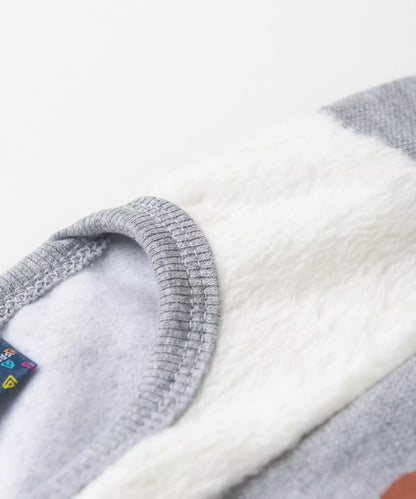 Conjunto de Frio para Menino Ursinho Mescla