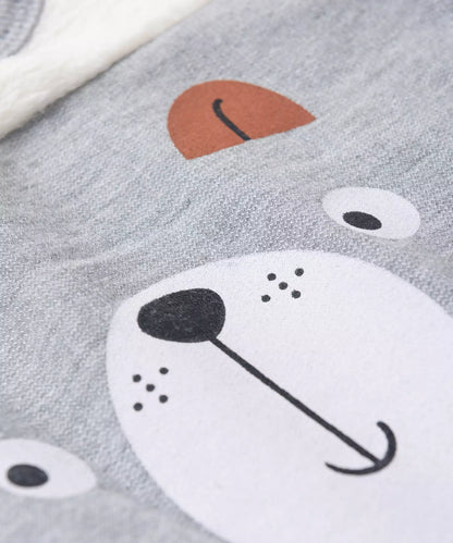 Conjunto de Frio para Menino Ursinho Mescla