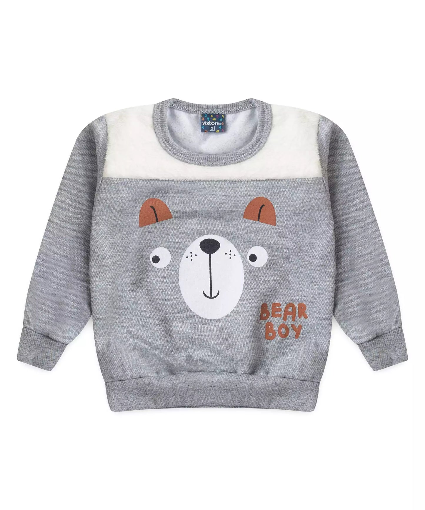 Conjunto de Frio para Menino Ursinho Mescla