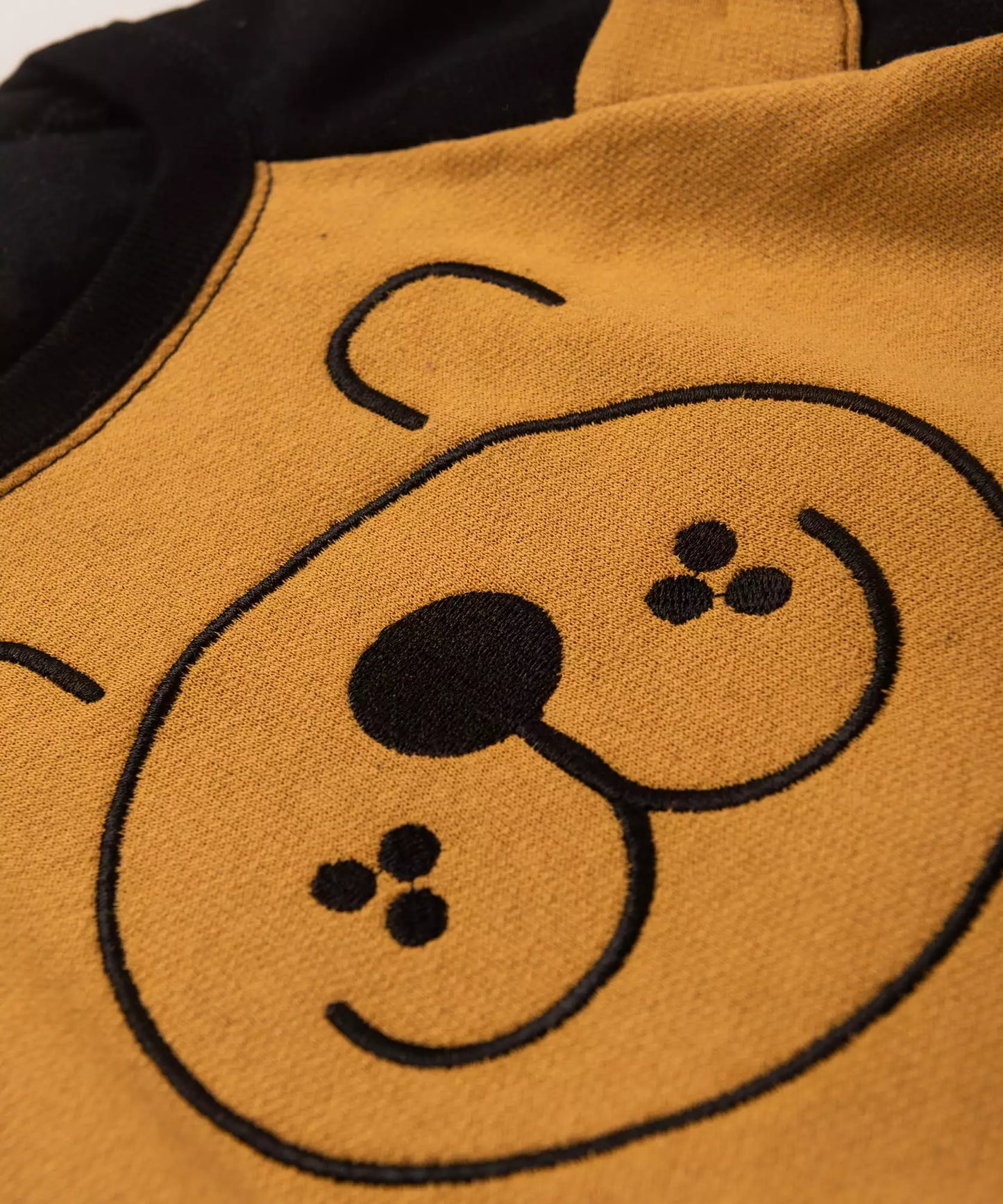 Conjunto de Frio para Menino Urso Amarelo