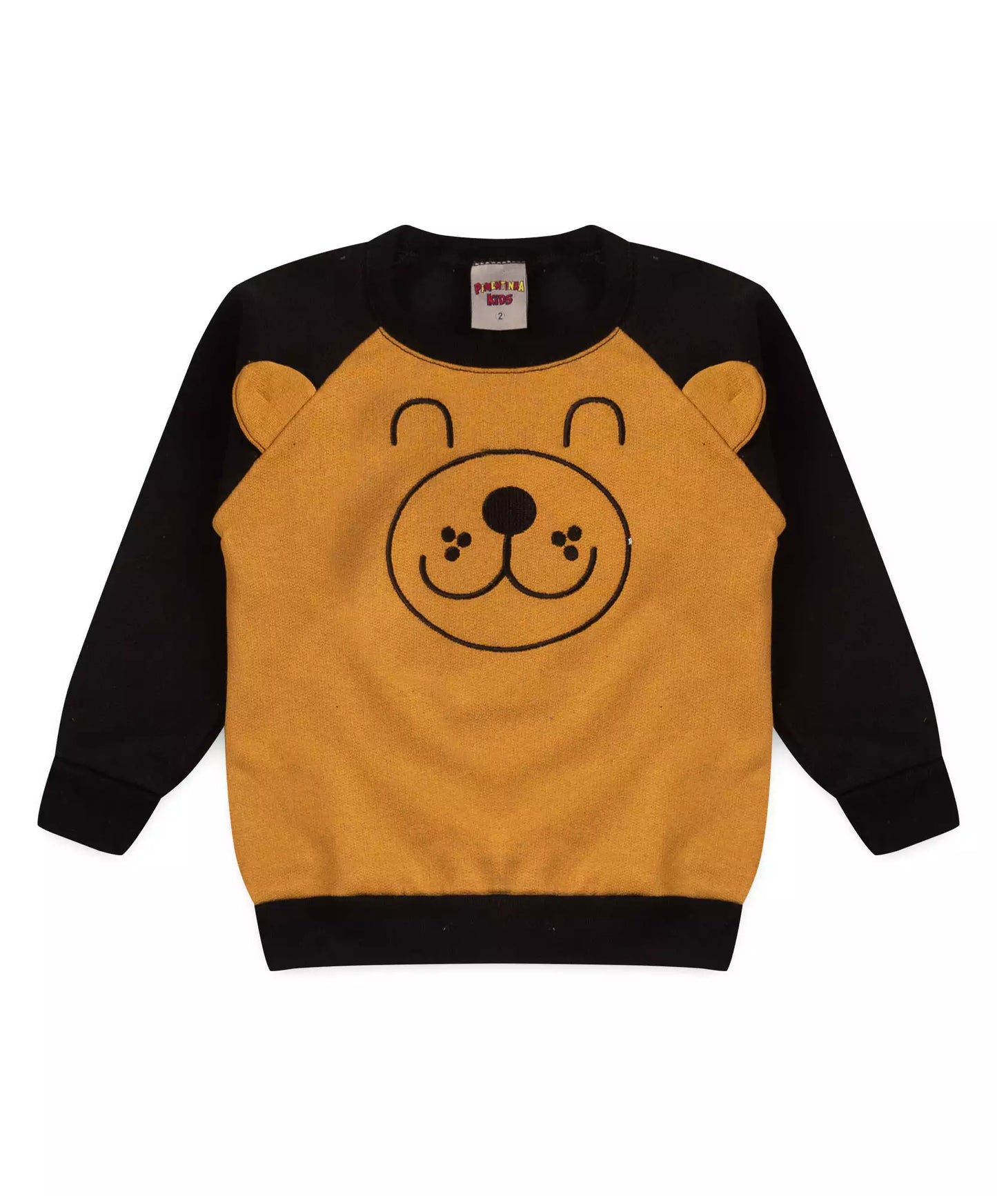 Conjunto de Frio para Menino Urso Amarelo